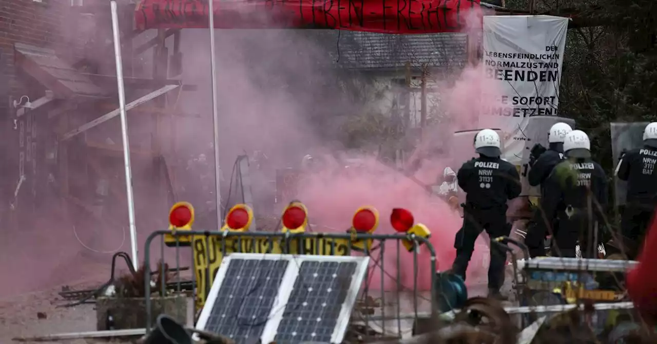 Braunkohlerevier: Polizei beginnt mit Räumung von Lützerath – Aktivisten wehren sich