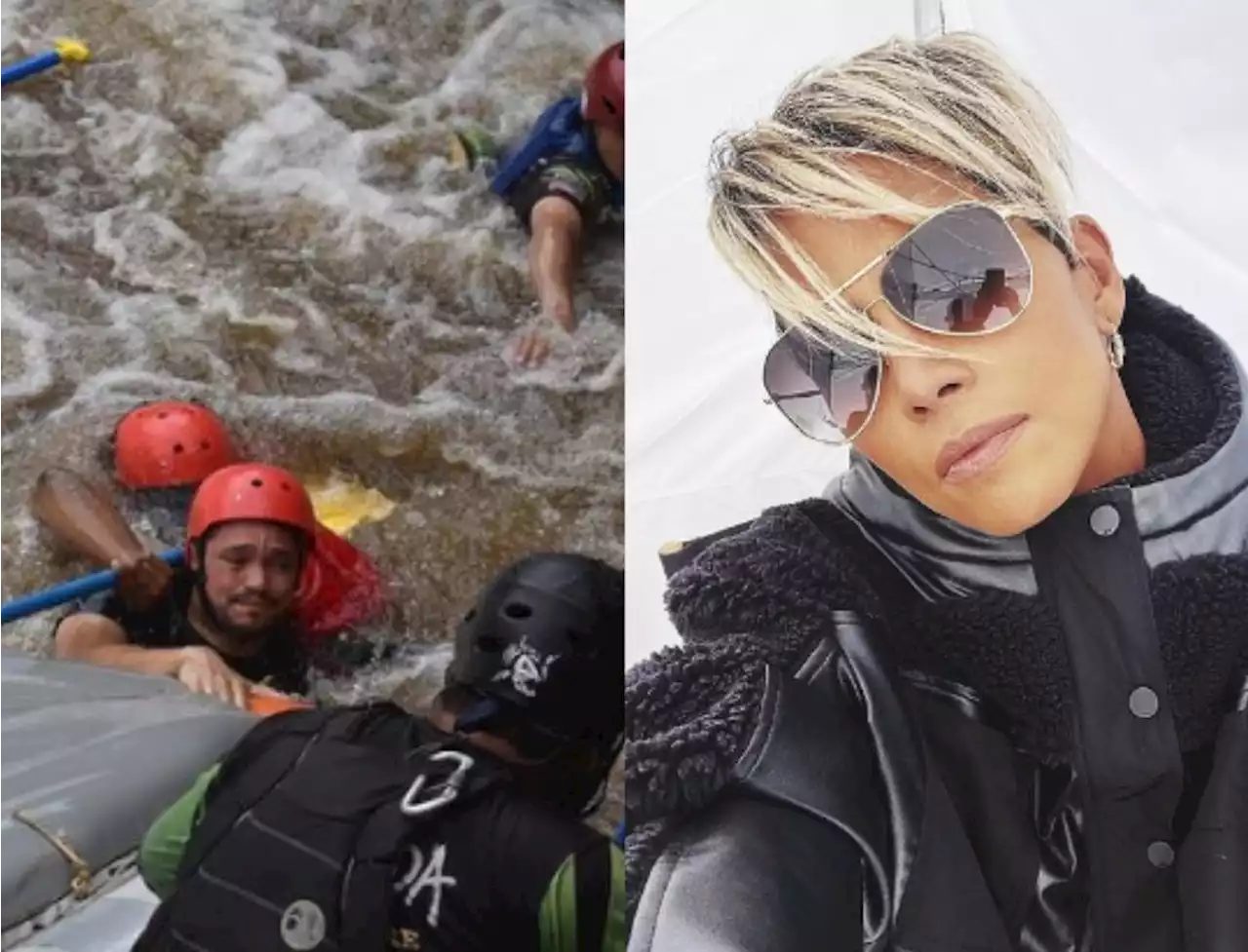 'That's the bar': Halle Berry on Trevor's near-death river rafting