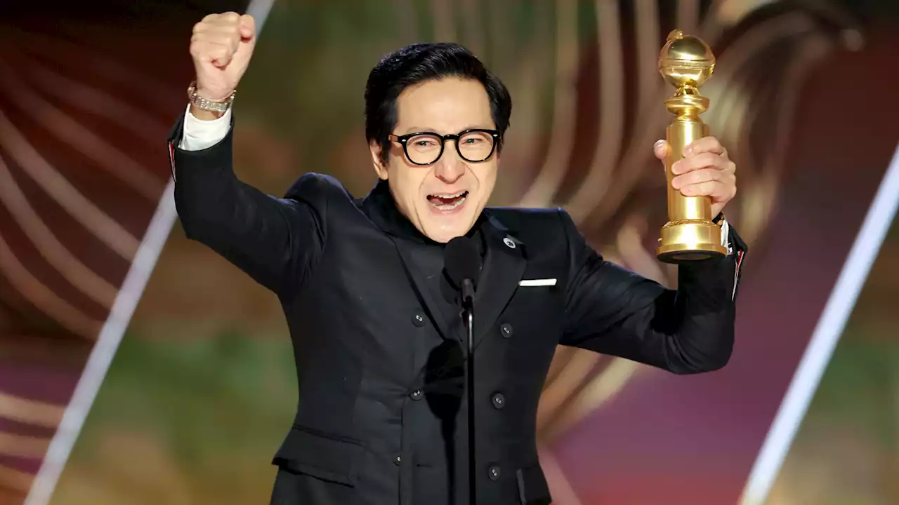 Ke Huy Quan Wins Golden Globe, Thanks Spielberg In Emotional Speech for 'First Opportunity'