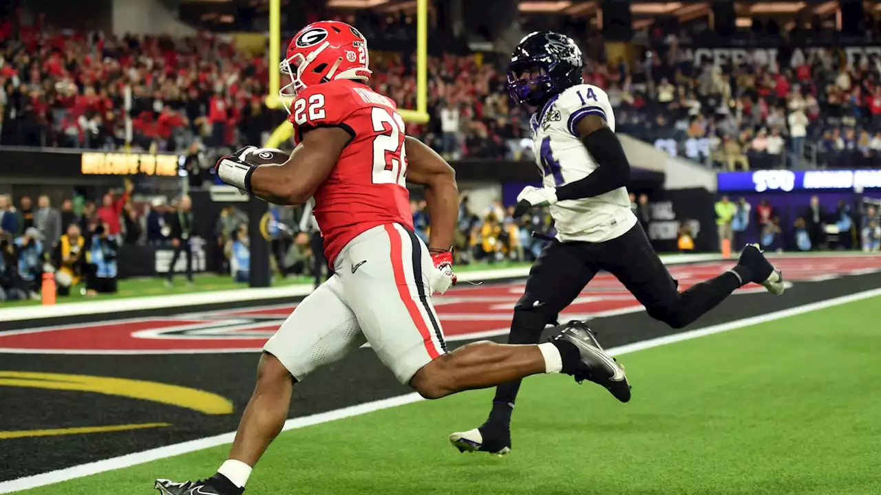 Georgia's obliteration of TCU leads to lowest ratings in college football title game history