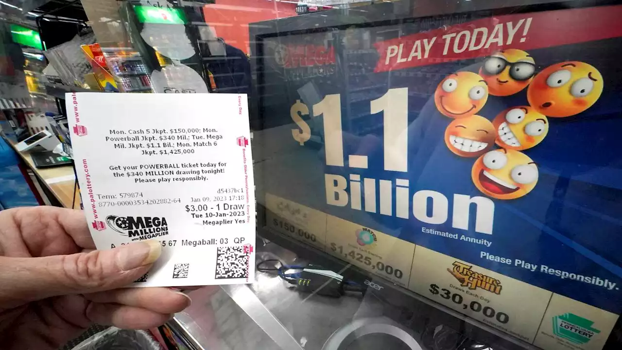 New Mega Millions jackpot of $1.35B is game's 2nd highest