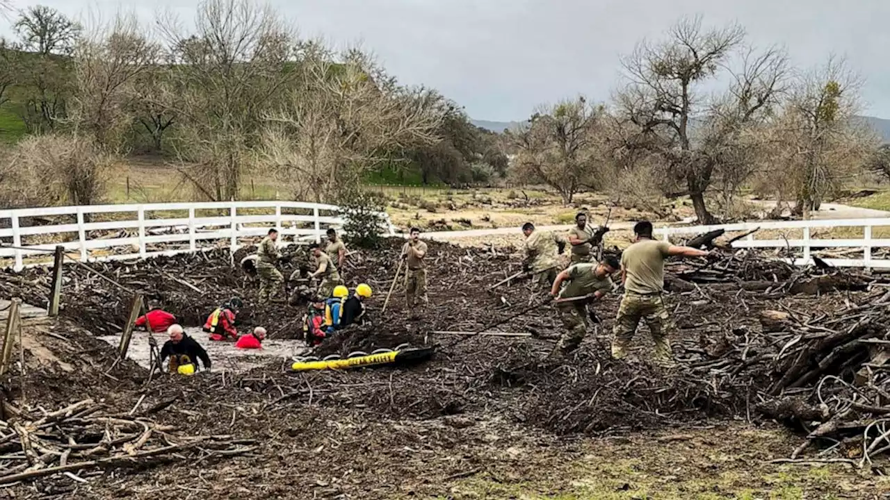 Search continues for 5-year-old boy swept away by floodwaters in storm-hit California