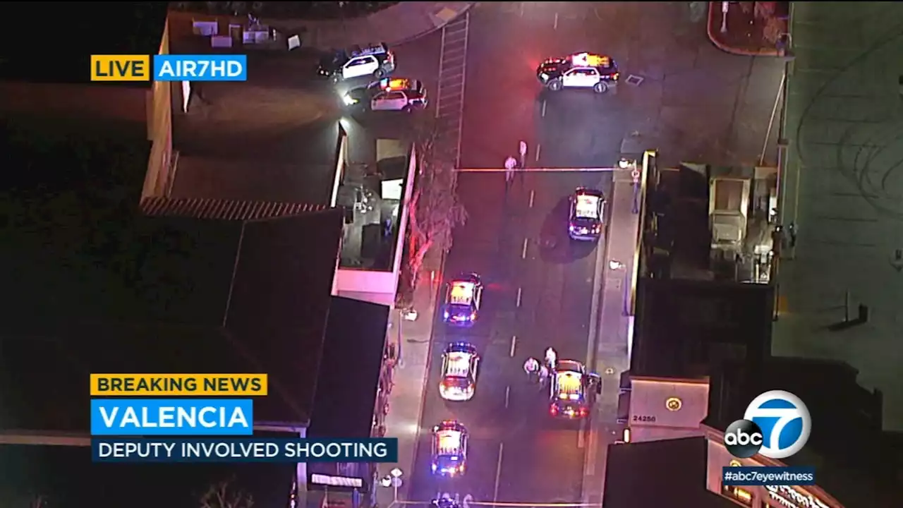 Person shot, wounded by LA sheriff's deputies near Macy's at Valencia mall