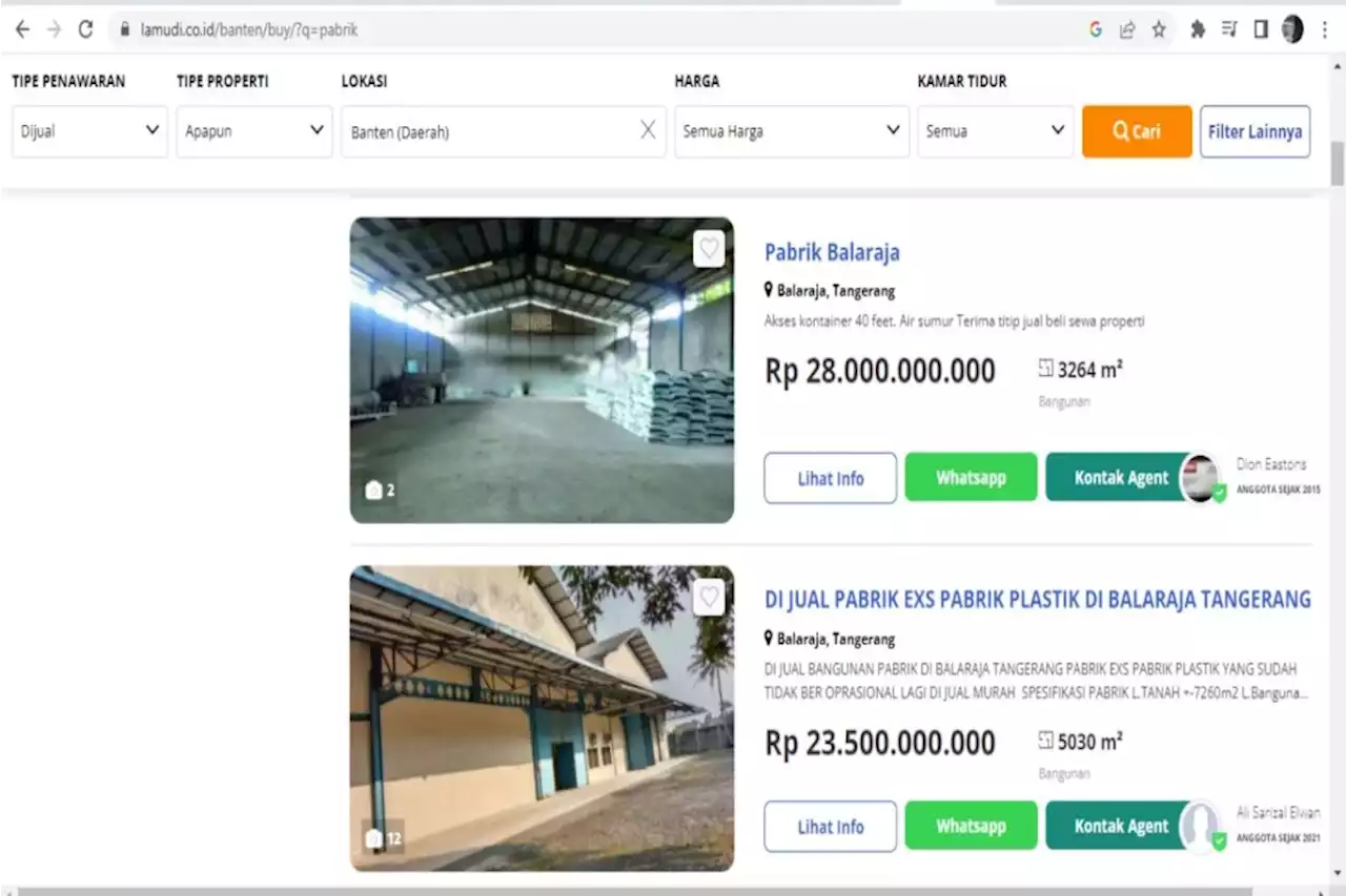 Eks Pabrik dan Gudang Ramai Dijual Murah di Situs Online, Imbas PHK Massal?