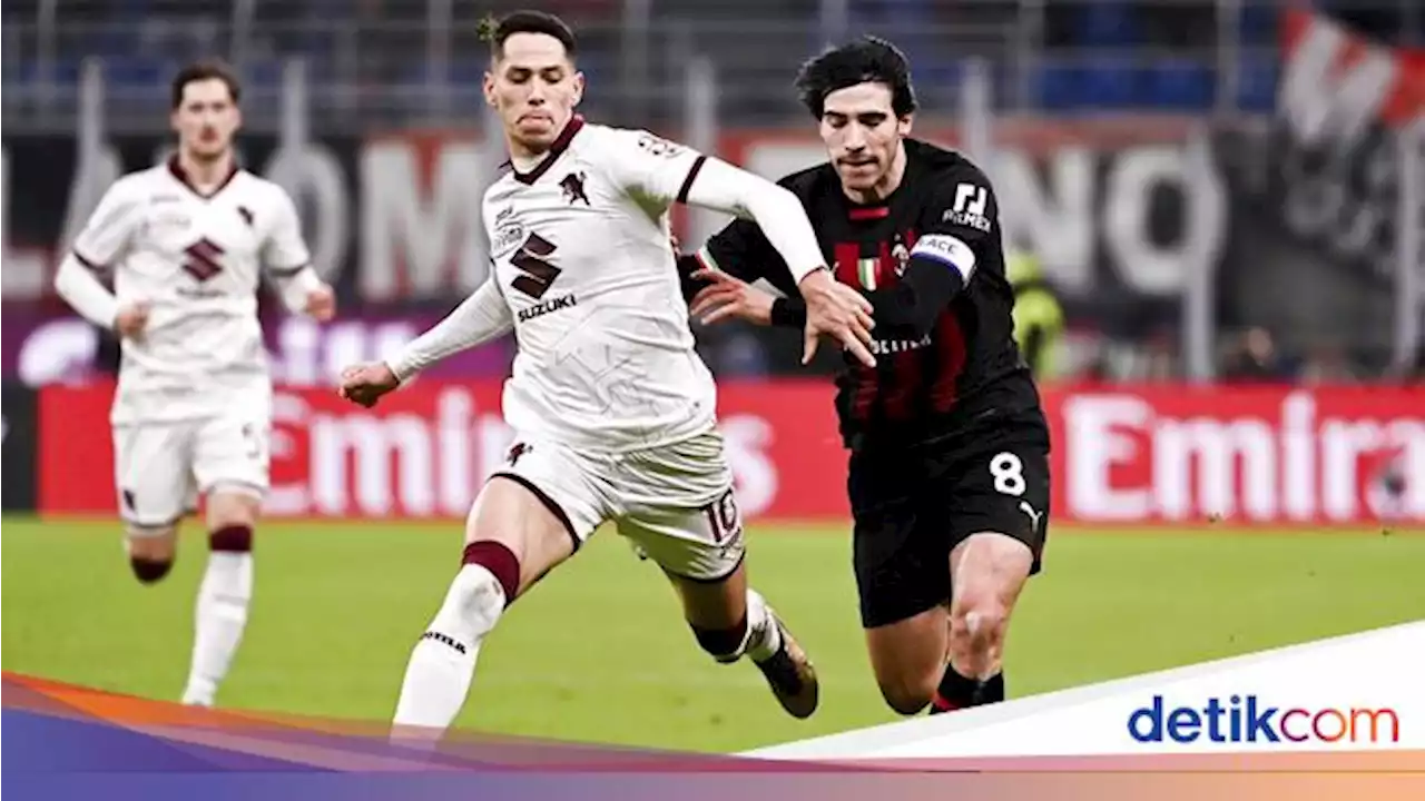 Coppa Italia: Milan Disingkirkan 10 Pemain Torino