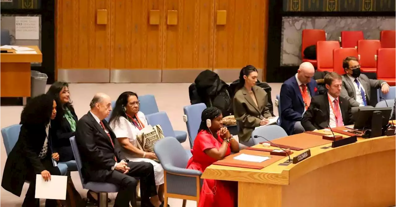 Francia Márquez pidió al Consejo de Seguridad de la ONU sesionar desde Colombia