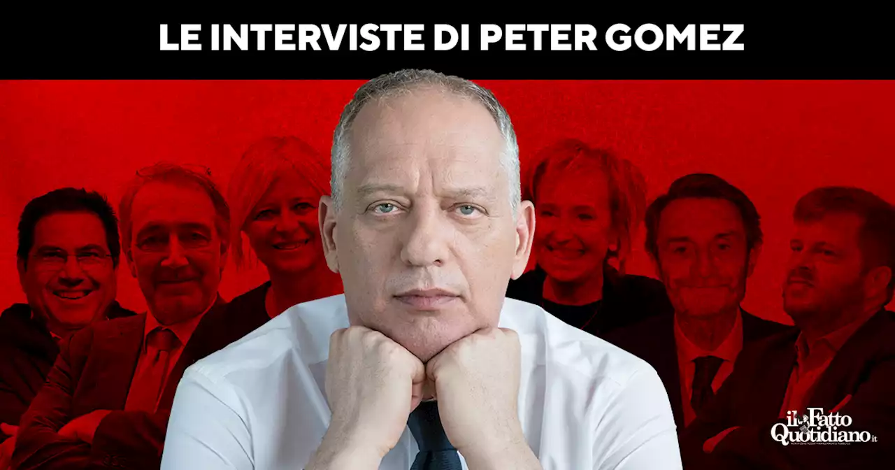 Elezioni regionali, Peter Gomez intervista i candidati di Lazio e Lombardia. Si inizia venerdì 13 gennaio con Alessio D'Amato - Il Fatto Quotidiano