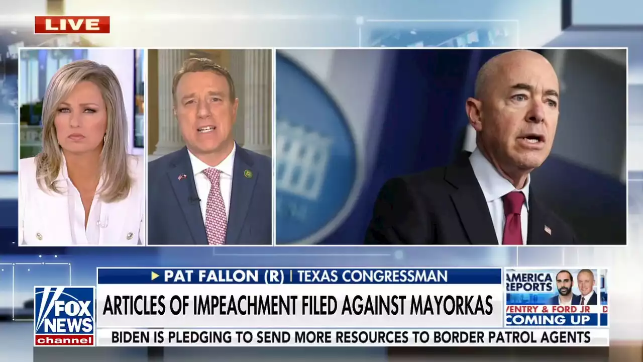 Texas lawmaker torches DHS Secretary Mayorkas, lists impeachable offenses: 'He perjured himself'