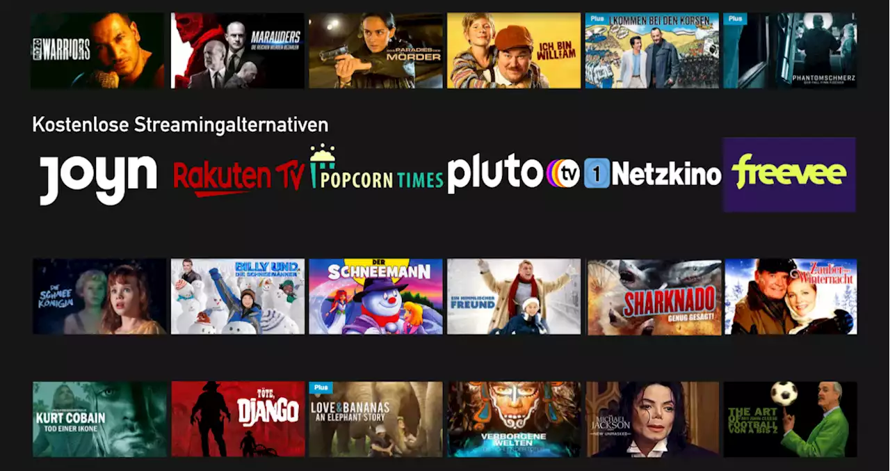 Kostenlose Streamingdienste: Legale Alternativen zu Netflix, Disney+ und Co.