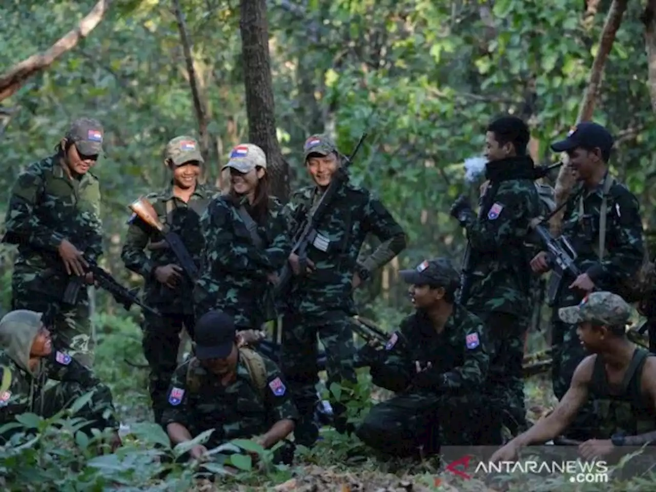 Bom Militer Myanmar Hantam Wilayah India