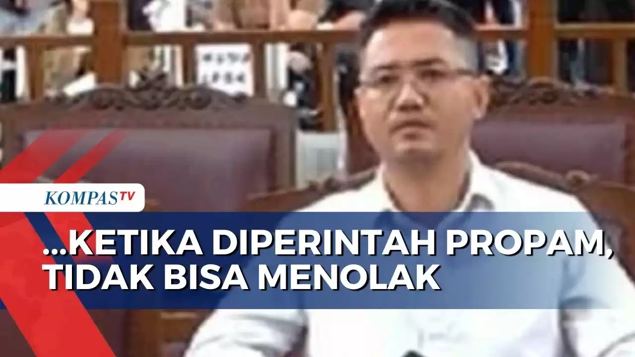 Irfan Widyanto di Sidang OOJ: Ketika Diperintah Propam, Tidak Bisa Menolak atau Mempertanyakan