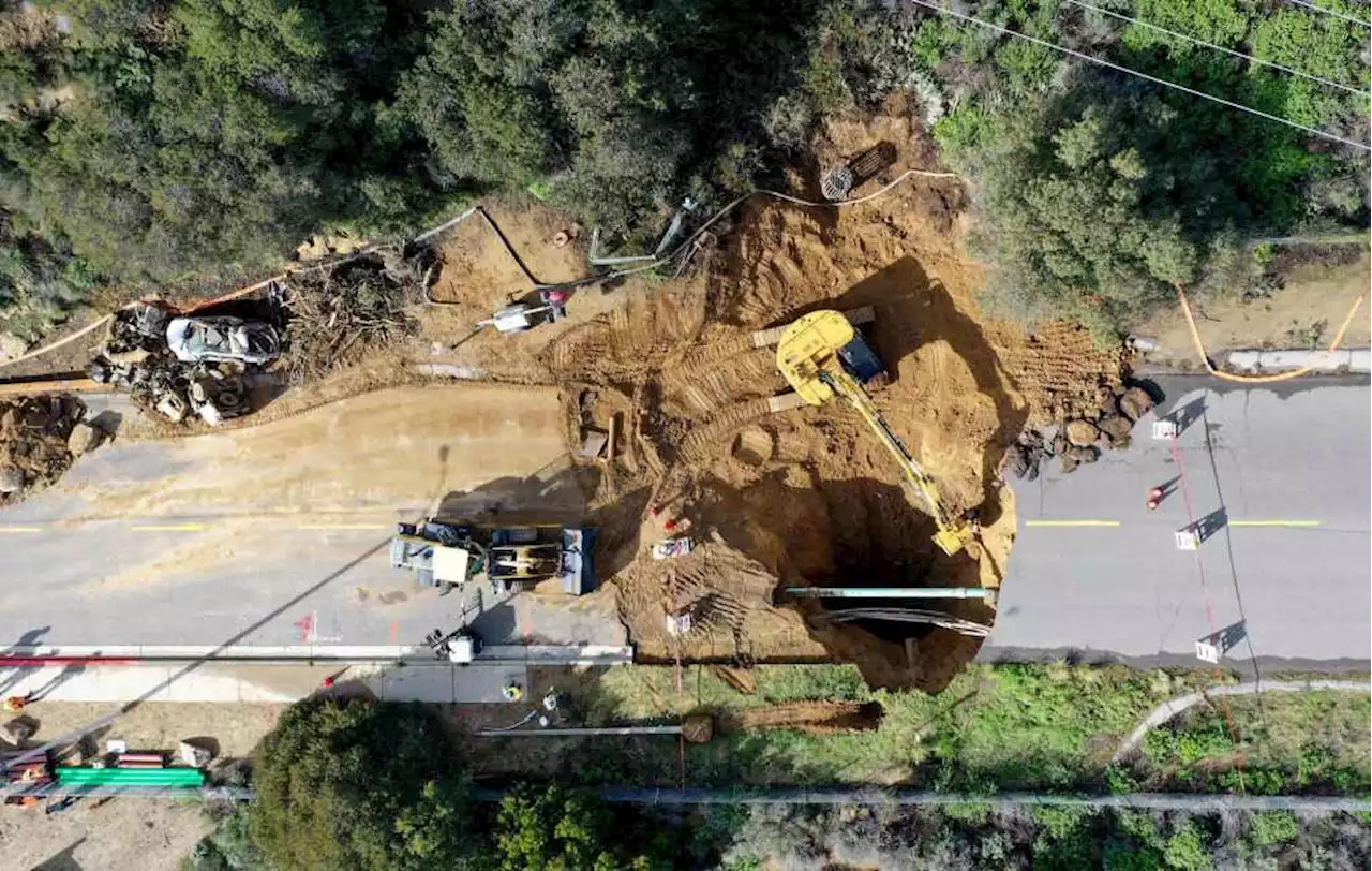 Chatsworth sinkhole made national news, wrecked two vehicles, and is growing