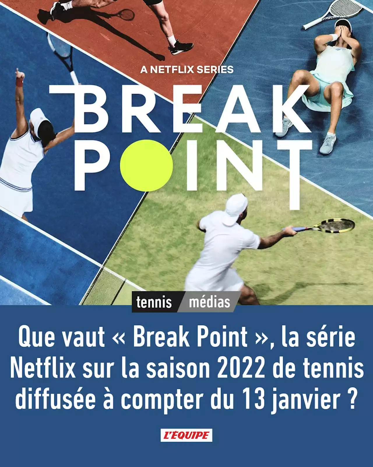 Que vaut « Break Point », la série Netflix sur la saison 2022 de tennis ?