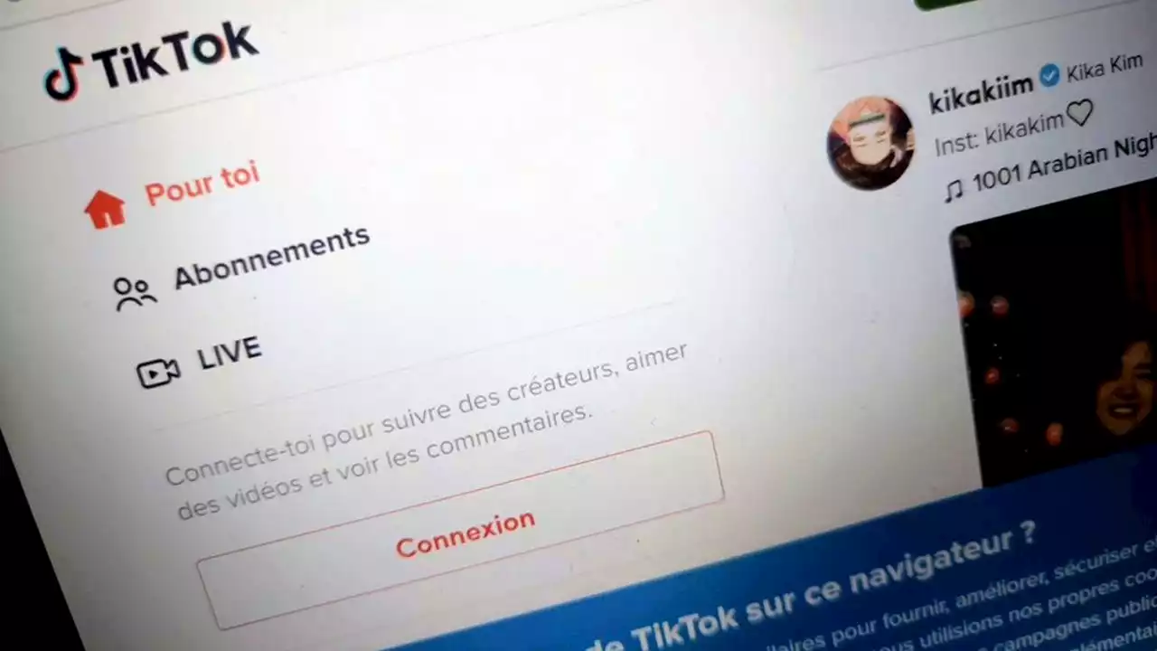 Données personnelles : TikTok écope d'une première amende en France