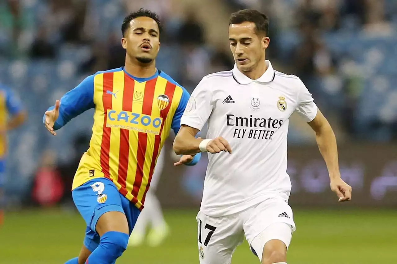 Lucas Vázquez, baja por mes y medio