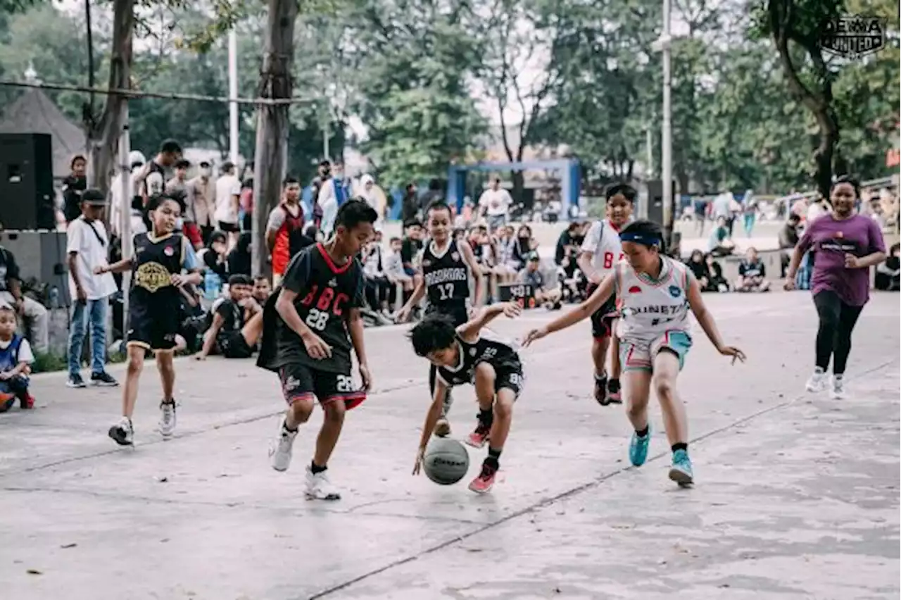 Dewa United Banten Ikut Terlibat Gerakan Memasyarakatkan Basket di Kota Tangerang