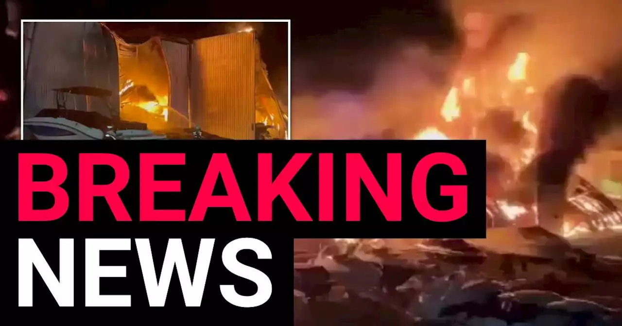 Huge fire engulfs Marbella marina as boats catch fire