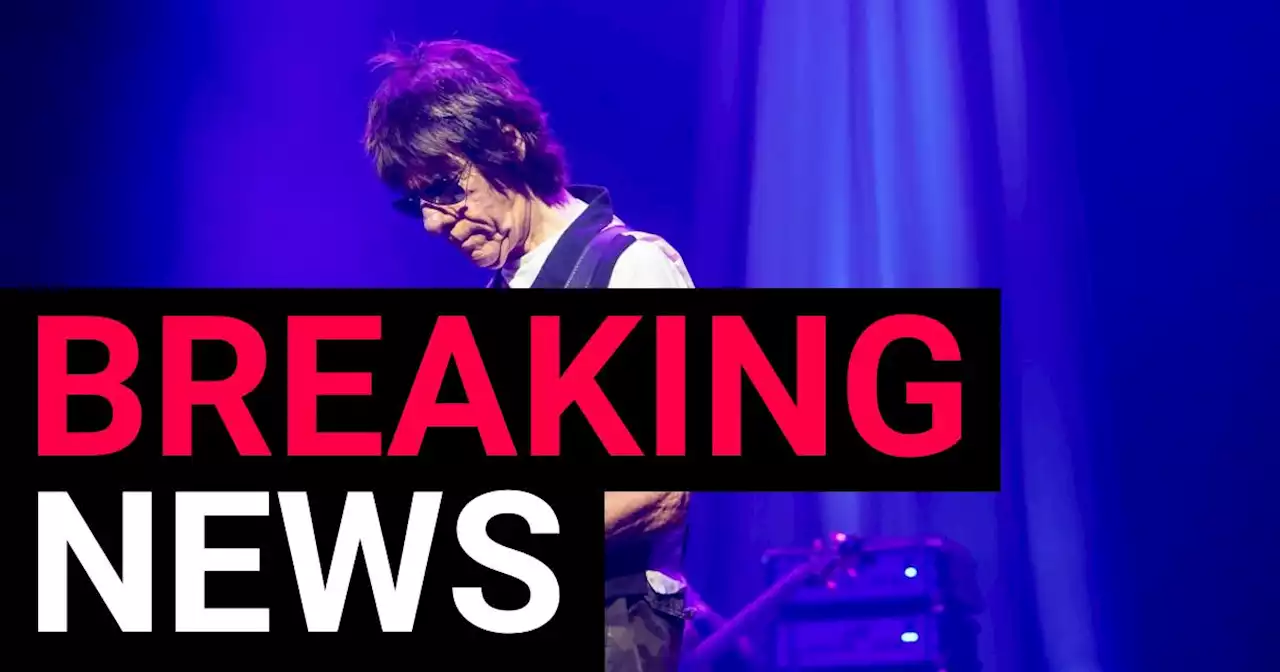 Jeff Beck has dies aged 78 after 'contracting bacterial meningitis'