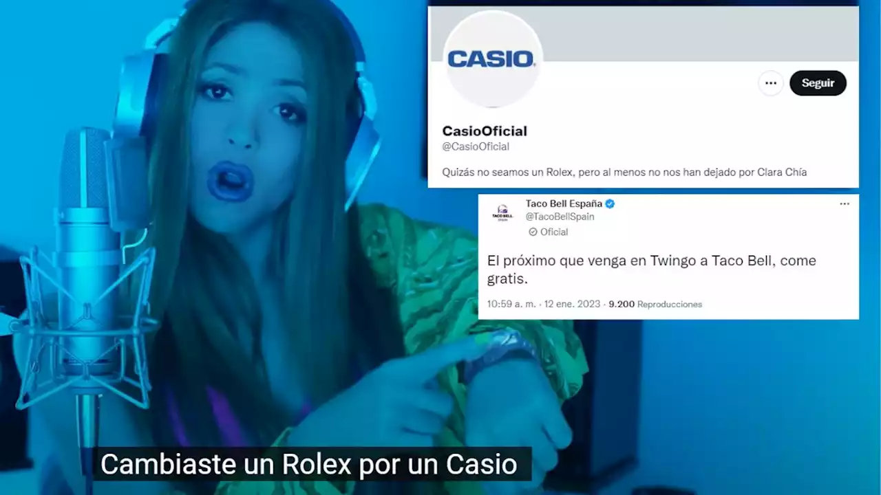 El zasca de 'Casio' a Shakira y Taco Bell gratis con Twingo