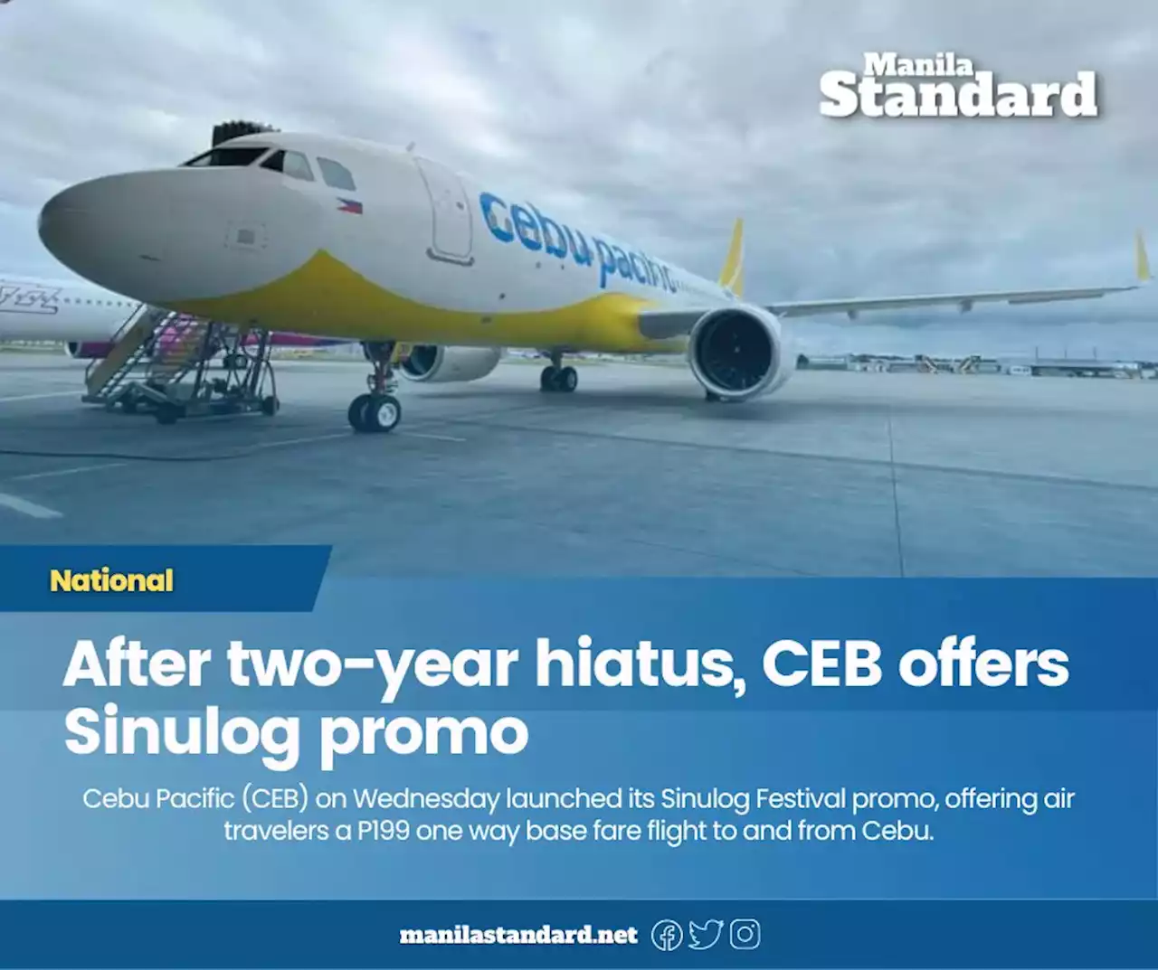 After two-year hiatus, CEB offers Sinulog promo