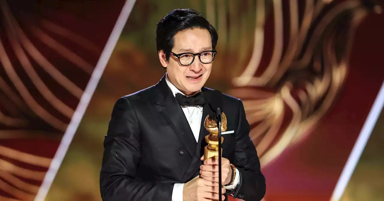 'Everything Everywhere All at Once' actor Ke Huy Quan wins Golden Globe for best supporting actor in a movie