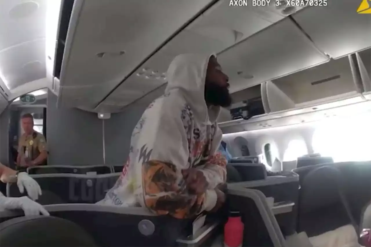 Police release bodycam footage of Odell Beckham’s angry removal from plane