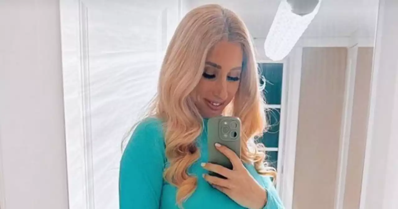 Stacey Solomon's 'bump feels so low' as she gets ready for baby in new picture