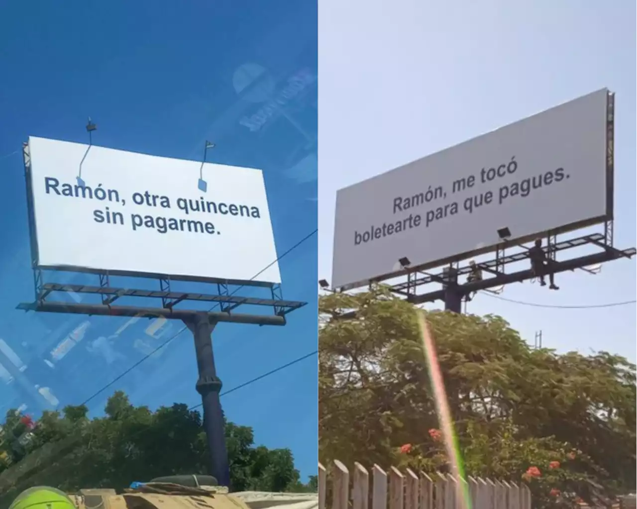 Ramón, el ‘mala paga’ que buscan con vallas publicitarias en Barranquilla - Pulzo