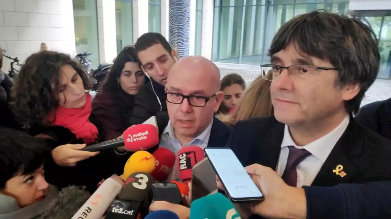 Puigdemont podría volver a España en febrero y marzo, según el abogado del expresident catalán