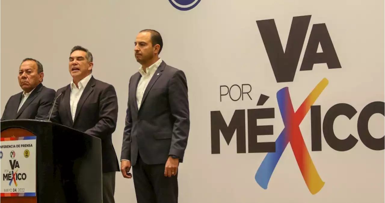 PRI, PAN y PRD reviven alianza Va por México en Edomex; convocan a conferencia