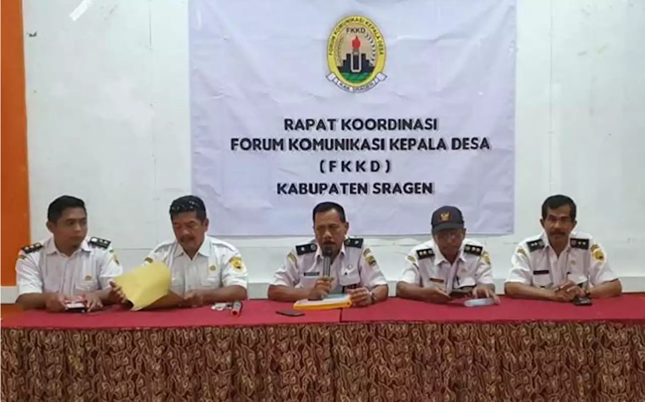 110 Kades Sragen Siap Geruduk DPR Tuntut Revisi UU Desa