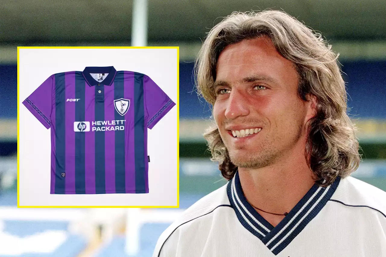 Tottenham kits relaunched by Pony - but strips worn by Ginola have already sold out