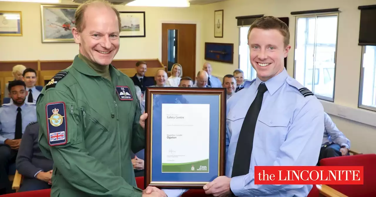 Red Arrows pilot recognised for safe landing after bird hit cockpit glass