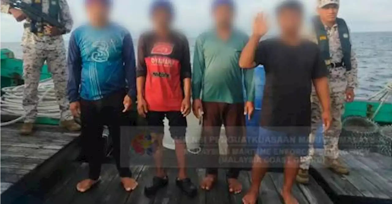 Penang MMEA detains four Myanmar fishermen