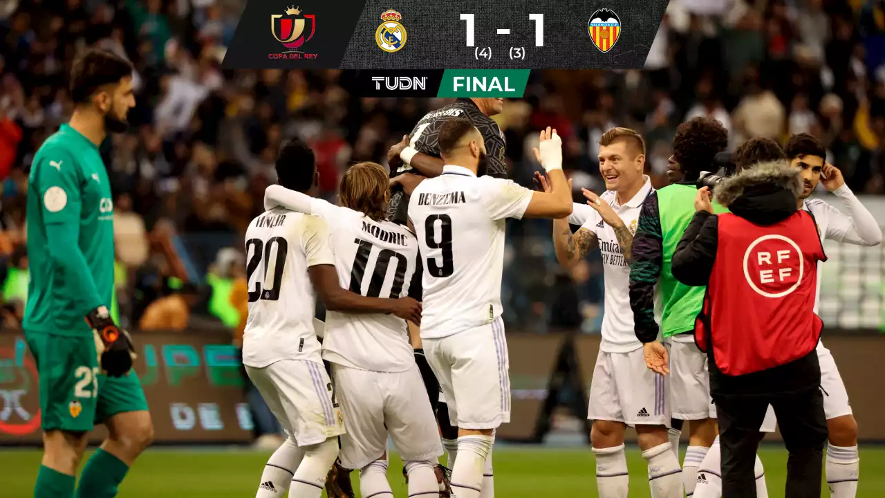 Real Madrid avanza a la Final de la Supercopa de España en penales