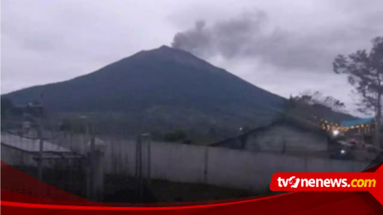 Gunung Kerinci Kembali Erupsi dengan Ketinggian Abu 600 Meter