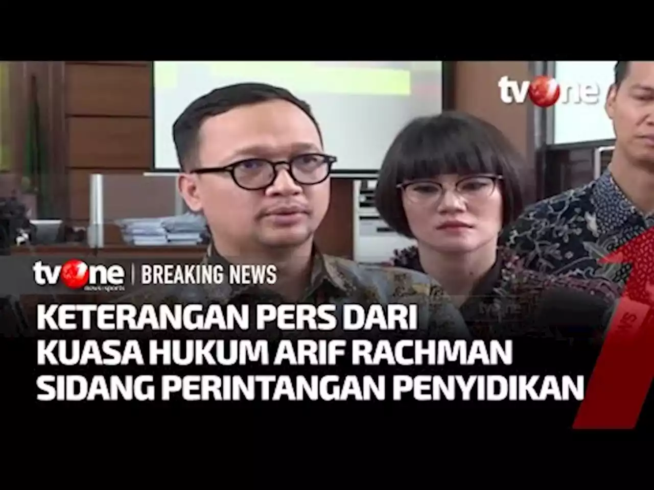 Kuasa Hukum Arif: Sidang Hari Ini Bantah Tuduhan 'Meeting Of Mind' - tvOne