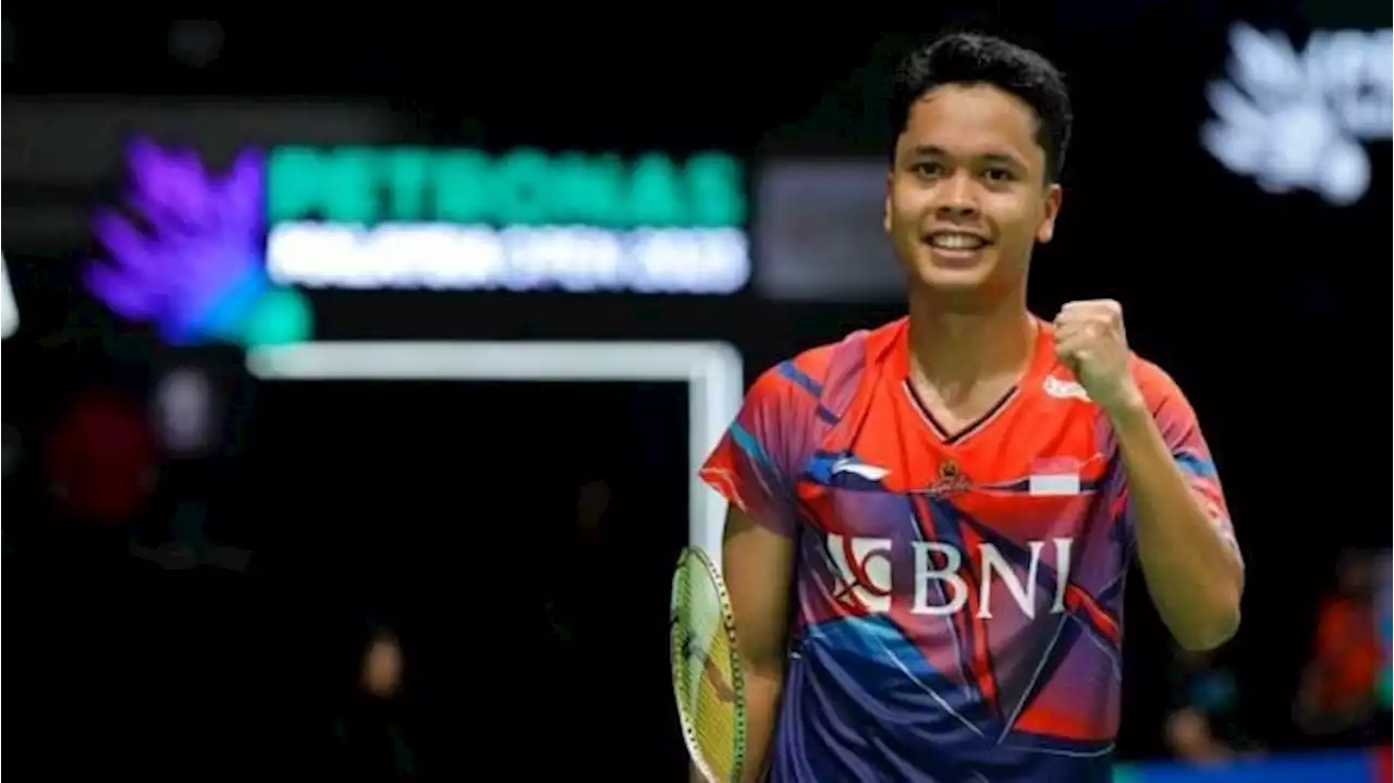 Malaysia Open 2023: Ginting Bungkam Anders Antonsen, Chico Aura Tumbang