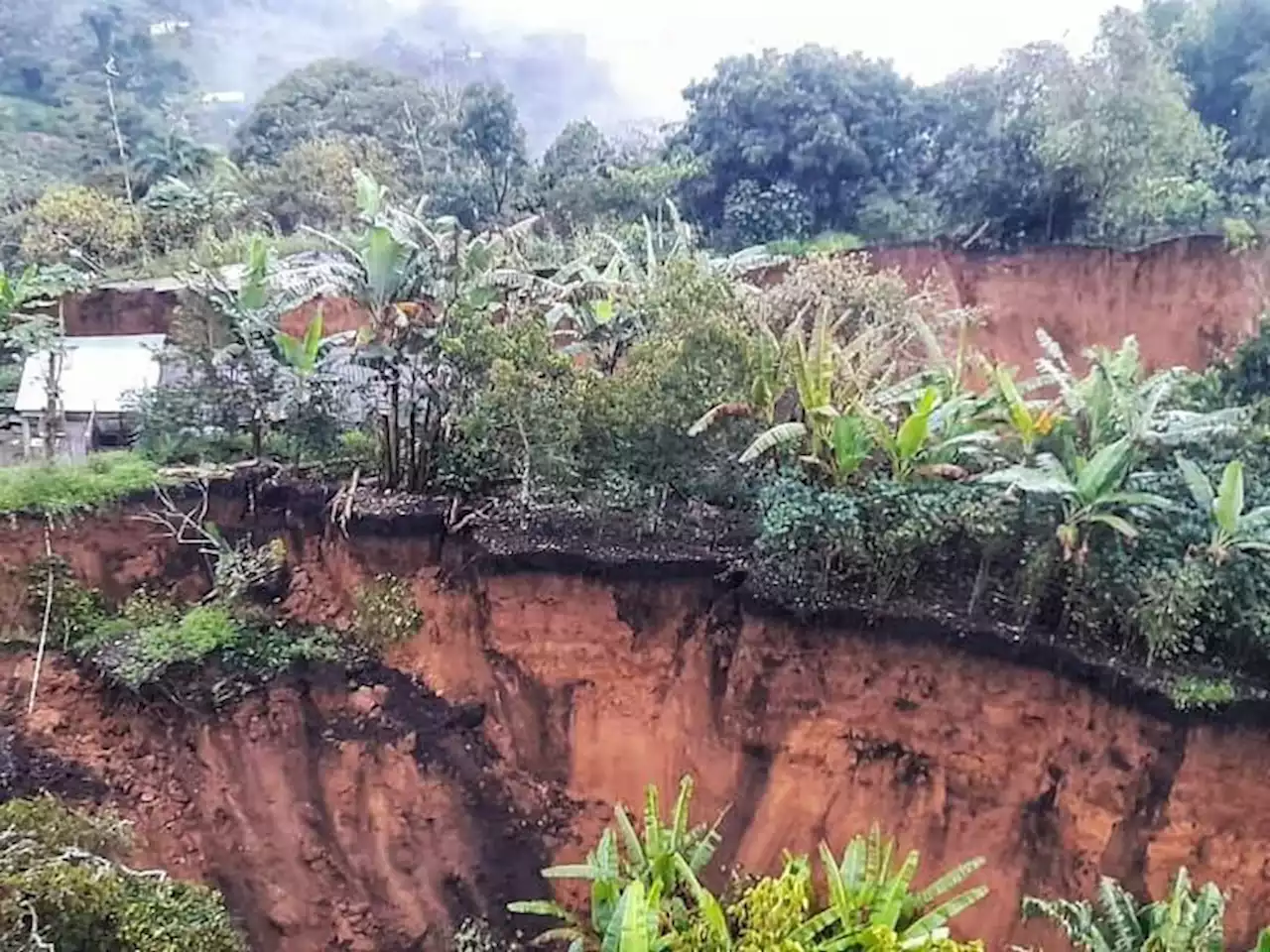 Videos: esta es la vía alterna a la Panamericana en el Cauca, bloqueada por derrumbe