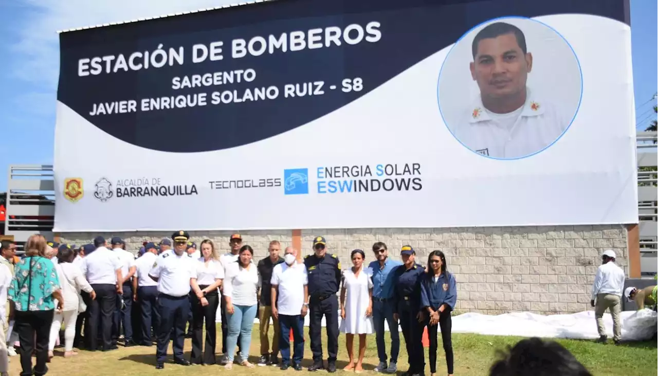 ‘Estación de Bomberos Sargento Javier Solano Ruiz’, el tributo a un héroe de Barranquilla