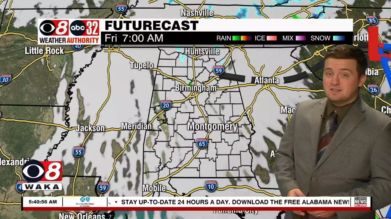 Cool, Cloudy, and Breezy Friday - Alabama News