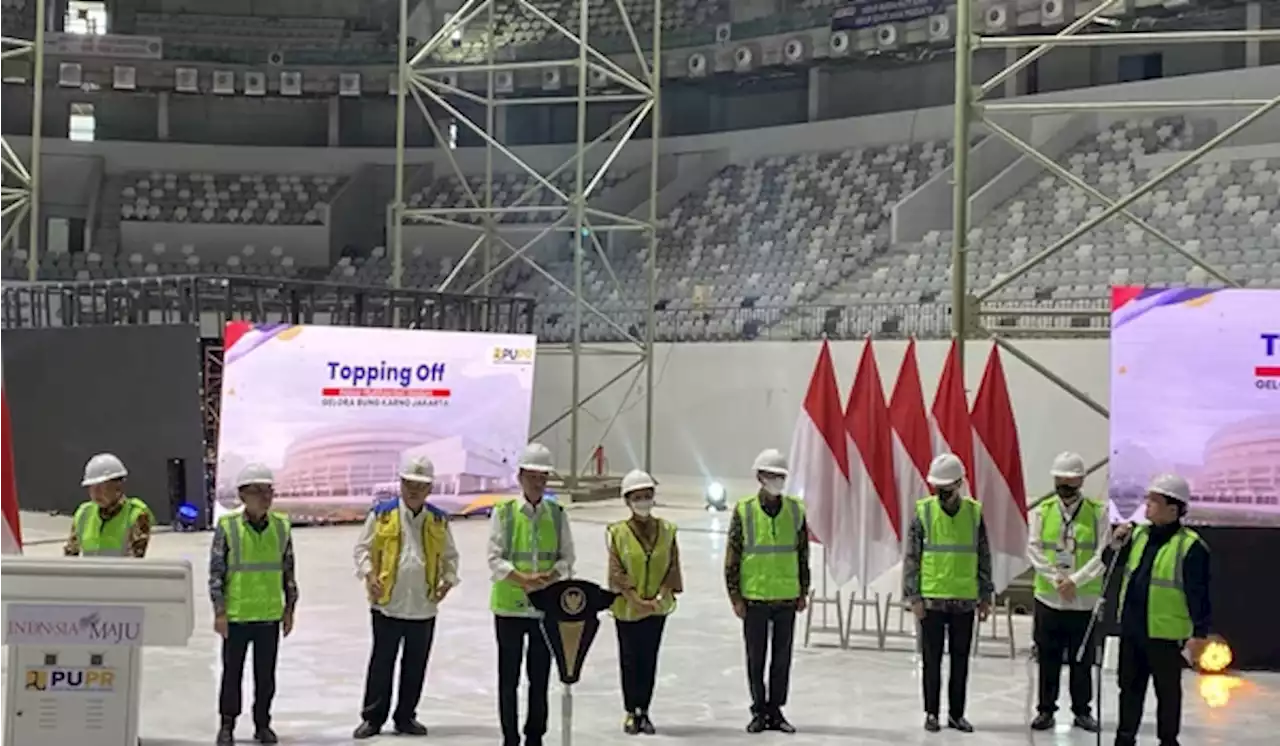 Jokowi Perkenalkan International Multifunction Stadium GBK