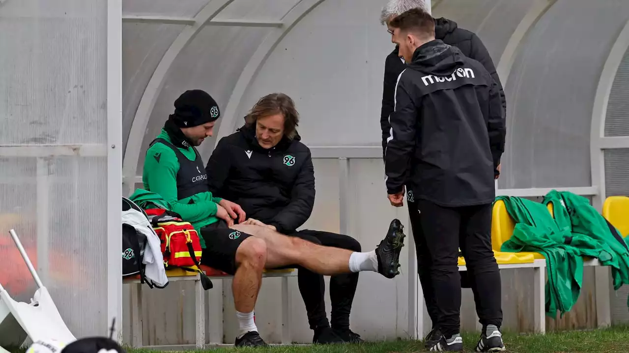 Hannover 96: Julian Börner bricht Training ab, auch Maxi Beier angeschlagen