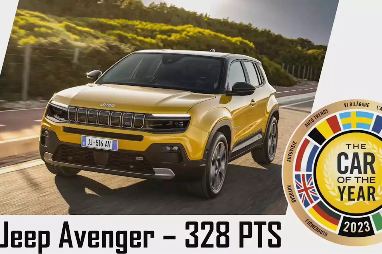 European Car of the Year 2023 won by Jeep Avenger