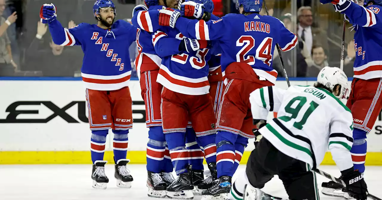 Adam Fox scores in overtime, Rangers rally to beat Stars 2-1