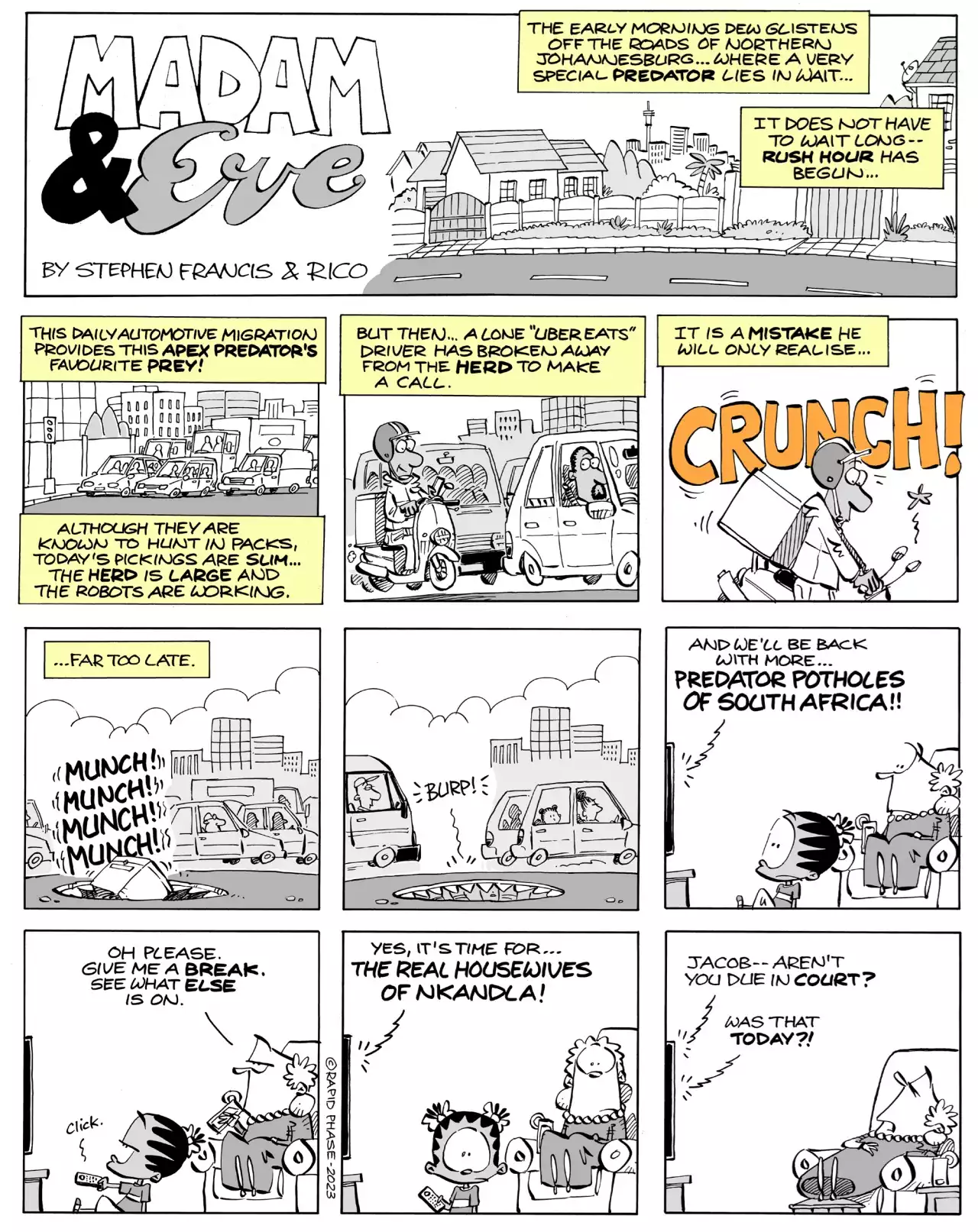 MADAM & EVE: Predator Potholes, SA Edition