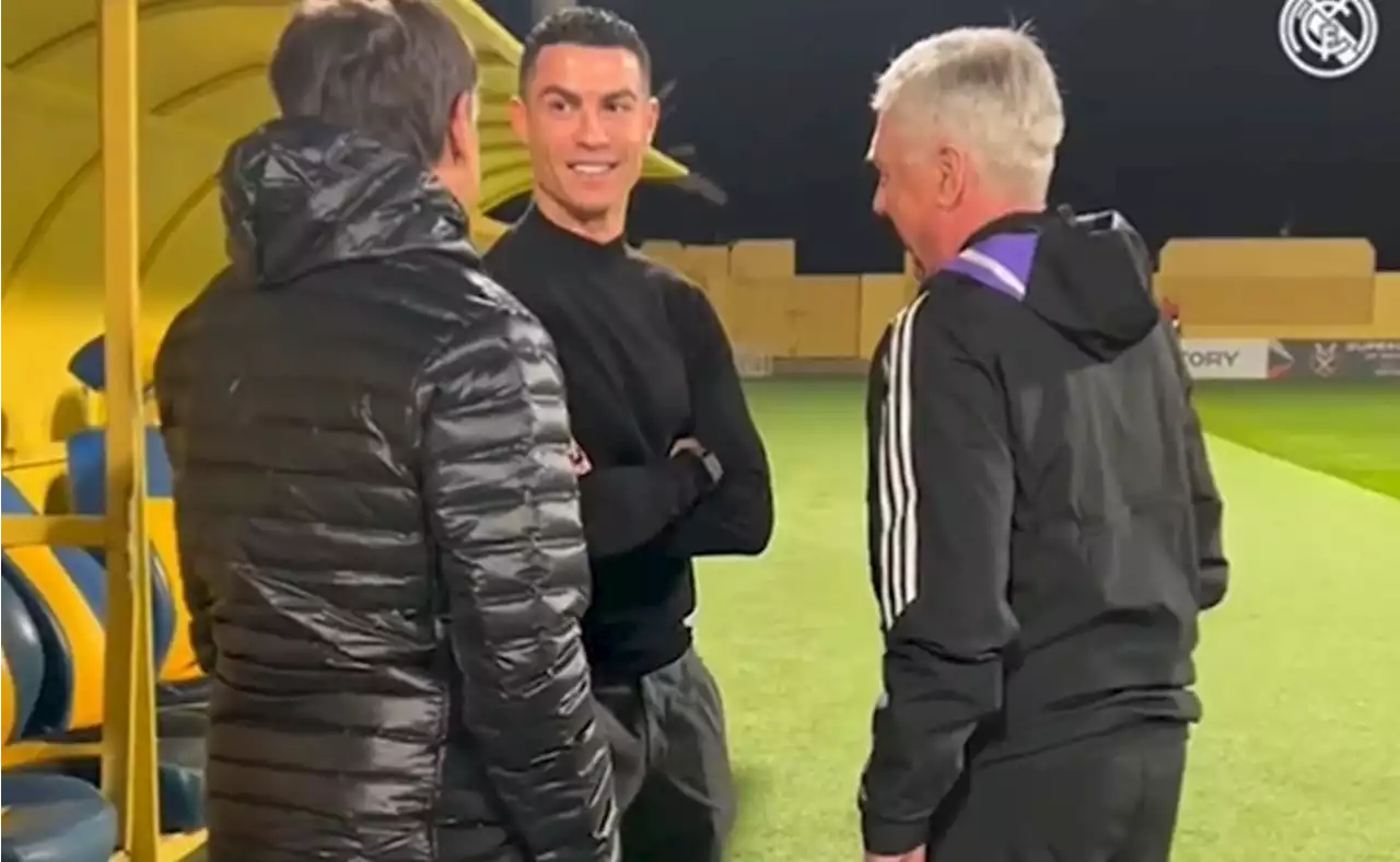 Cristiano Ronaldo se reencontró con el Real Madrid