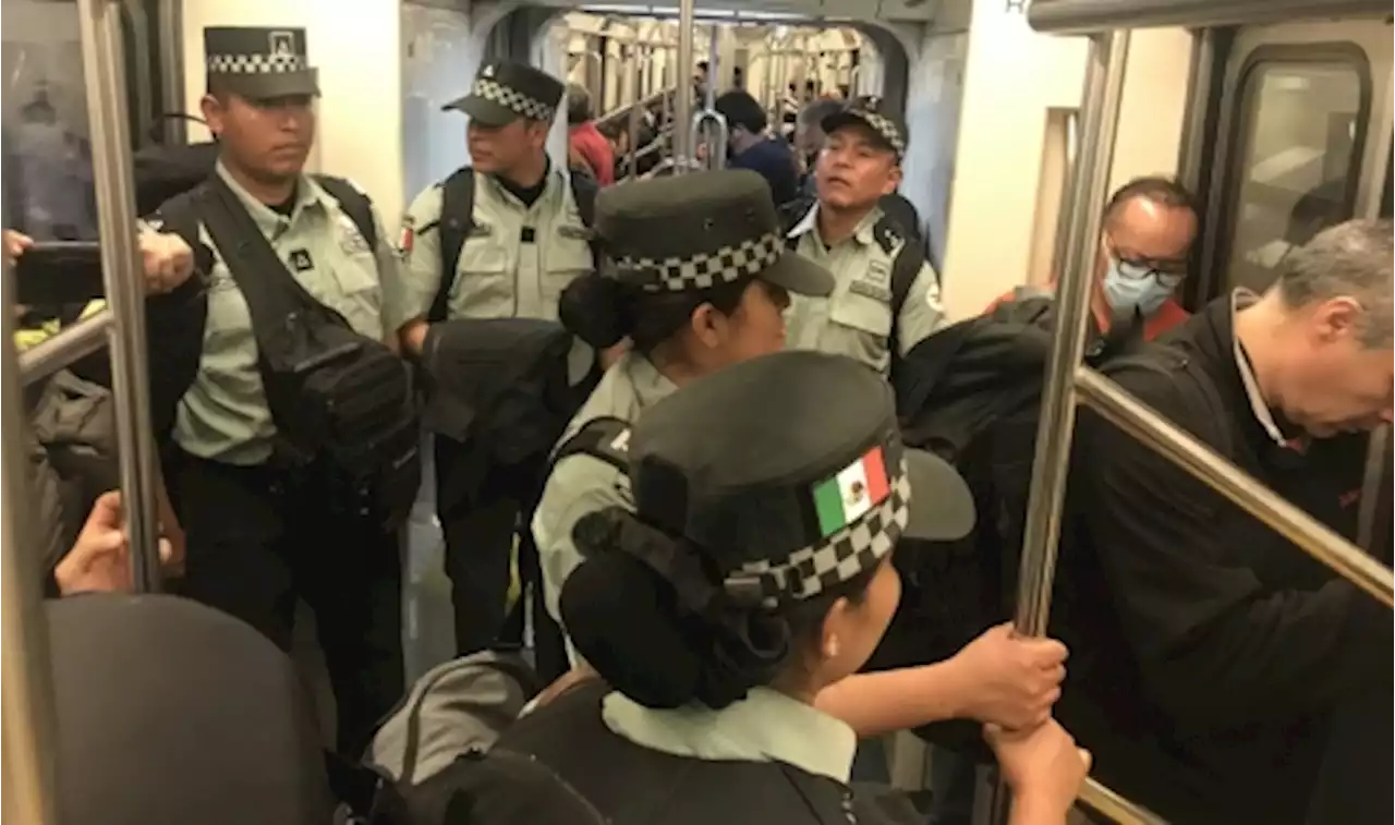 Guardia Nacional en el Metro sigue una lógica política: expertos