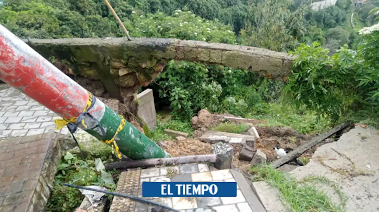 Atención, Bogotá: alarma por riesgo de deslizamiento en zona alta de Usaquén