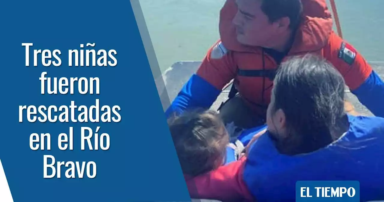 Rescatan a tres niñas de morir ahogadas intentando cruzar hacia Estados Unidos